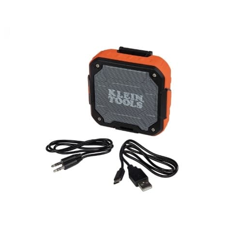 Klein Tools Bluetooth Speaker with Magnetic Strap, Orange