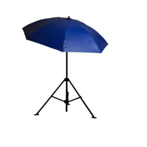 7-ft Heavy-Duty Umbrella, Vinyl, Blue
