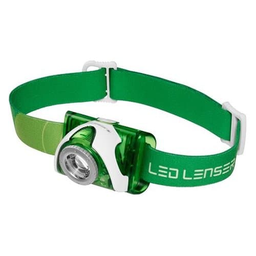 LED Lenser SEO 3 100 Lumen 100 Meter Green Smart Light Technology LED Headlamp