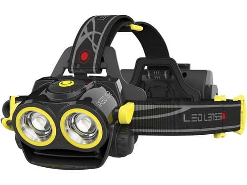 LED Lenser iXEO5 19R 2000 Lumen 300 Meter Black and Yellow Rechargeable LED Headlamp
