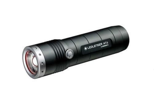 LED Lenser MT6 600 Lumen 260 Meter Black Metal LED Flashlight