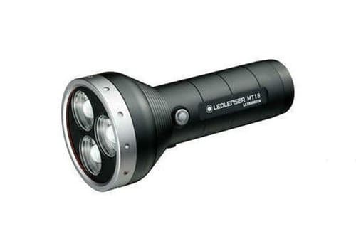 LED Lenser MT18 3000 Lumen 540 Meter Lighting Distance Black Metal LED Flashlight