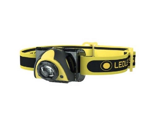 LED Lenser iSEO3 100 Lumen 100 Meter Black and Yellow LED Headlamp