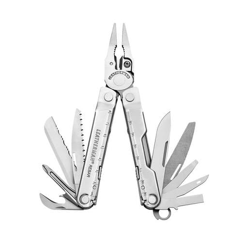 Stainless Steel Rebar Multi-Tool with Leather Sheath