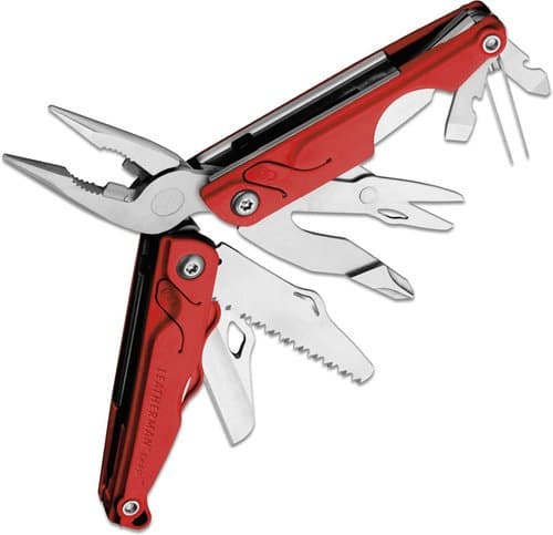 Leatherman Stainless Steel Leap, Red