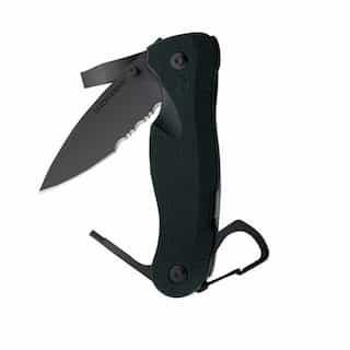 Leatherman CRATER C33SX Stainless Steel and Black Oxide Knife