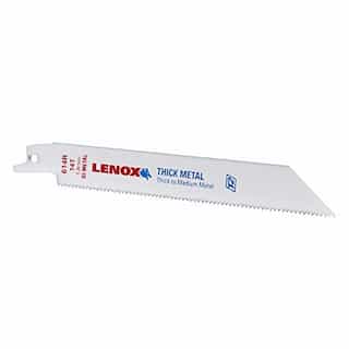 Lenox Bi-Metal Reciprocating 6-inch Saw Blade, General Purpose, 14 TPI, 25-Pack