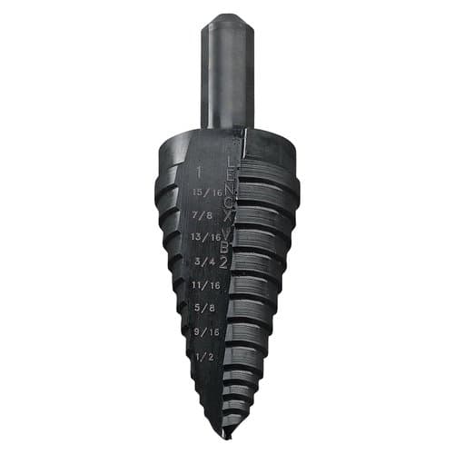 1/2'' to 1'' Step Drill Bit with 3/8'' Shank