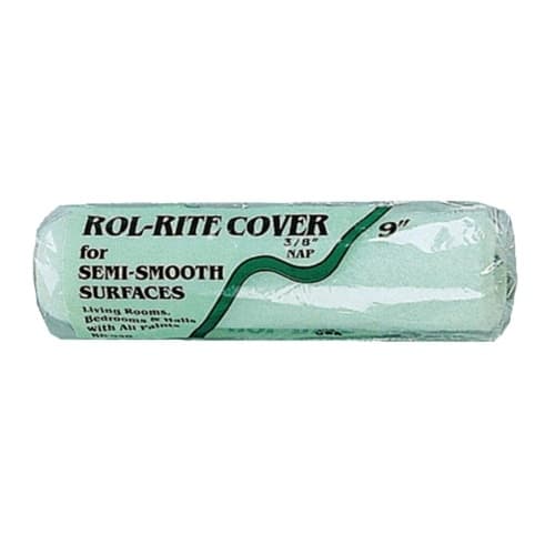 9-in Paint Roller Cover for 3/8-in Nap, Knit Fabric, Green