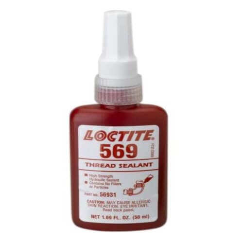Loctite  569 Brown Hydraulic Thread Sealant, 50 mL