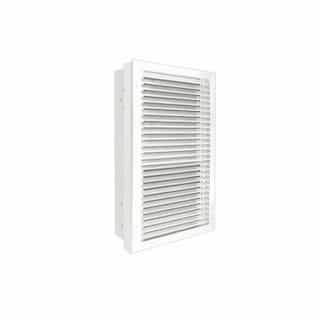 King Electric 2750W Wall Heater w/ Thermostat, Wall Can, Disconnect & Relay, White