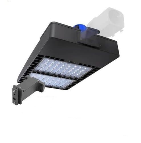 300W Shoebox LED Pole Light w/ Photocell, 39000 Lumens