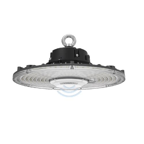 150W LED UFO High Bay w/Built-in Sensor, 400W MH/HID Retrofit, Dimmable, 24000lm, 5000K