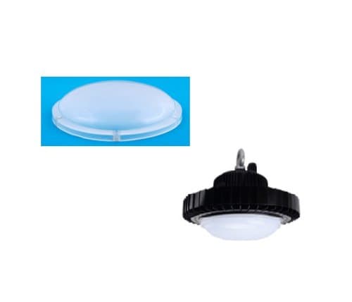 NovaLux Milky PC Cover for 60W-100W UFO LED High Bay Lights