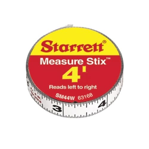 LS Starrett .5-in X 4-ft Steel Measuring Tape