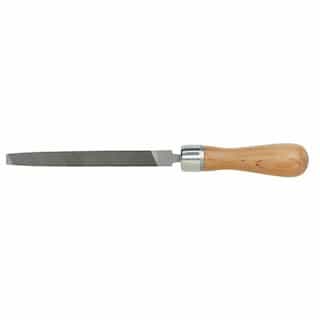 Lutz File White Birch Skroo-Zon File Handle with Heavy Steel Metal Ferrules for 8'' Files