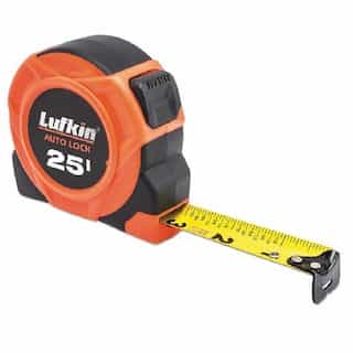Lufkin 25 ft Orange Autolock 700 Series Tape