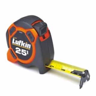 Lufkin 1" x 25' Orange Power Measuring Tape