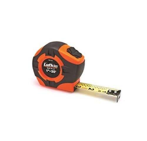 Lufkin 25' Quickread Hi-Viz Orange Power Return Tape Measure