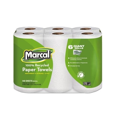 Giant Roll Premium Recycled Towels-5.75 x 11