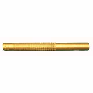 8'' Brass Drift Punch with Round and Knurled Stock