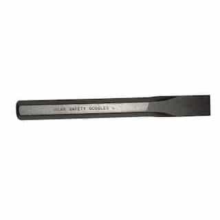 Mayhew 7'' Alloy Steel Cold Chisel with Beveled Tip