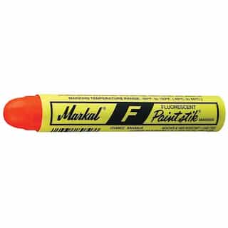 Markal F Fluorescent Orange Paintstik Marking Marker
