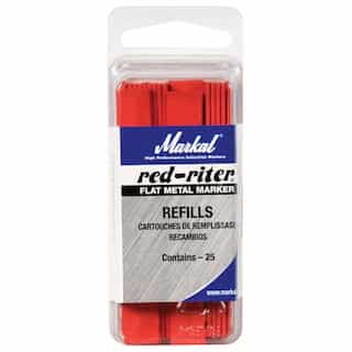 Markal Red Riter Fineline Metal Marking Marker Refills