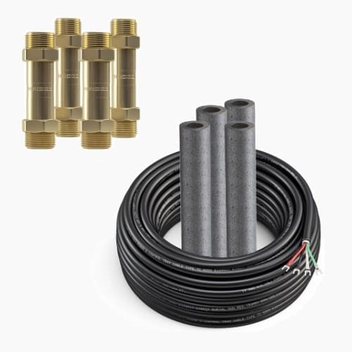 MrCool 1/4-in X 1/2-in Coupler Kit w/75-ft MC-5 Cable for 9K/12K/18K Line Set