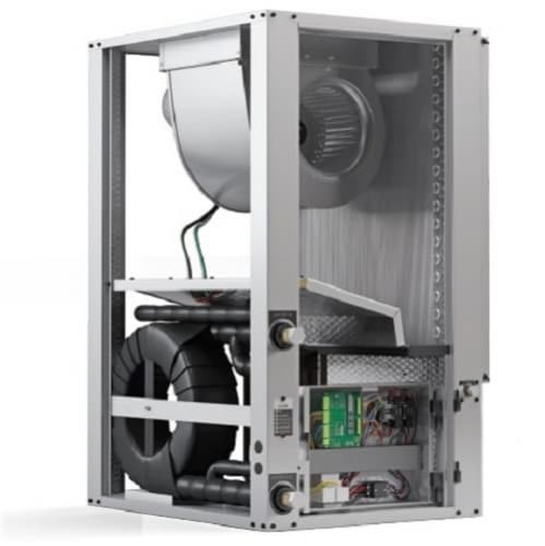 MrCool 33K Geothermal Heat Pump w/Desuperheater, Downflow, 2-Stage, Left, 230V