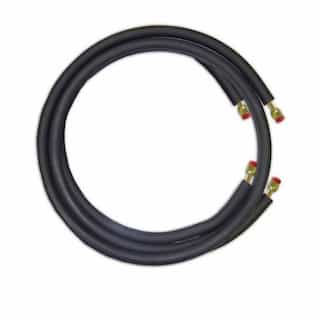 16-ft 1/4 x 3/8 Line set with Control Wire for 9K Indoor Mini Split