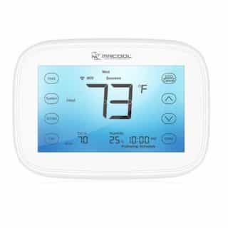 Universal Programmable Smart Thermostat w/ WiFi, 24V, White