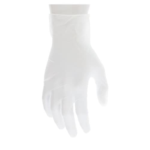 Powder-Free Vinyl Disposable Gloves, Medium, Clear