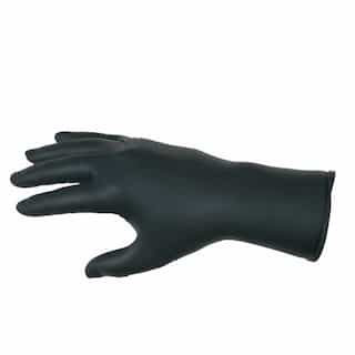 Memphis Glove Nitrile Disposable Gloves, Powder Free, Textured, x-Large, Black