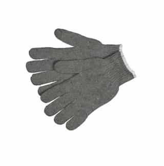 Memphis Glove Heavy Weight String Knit Gloves, Gray, Small