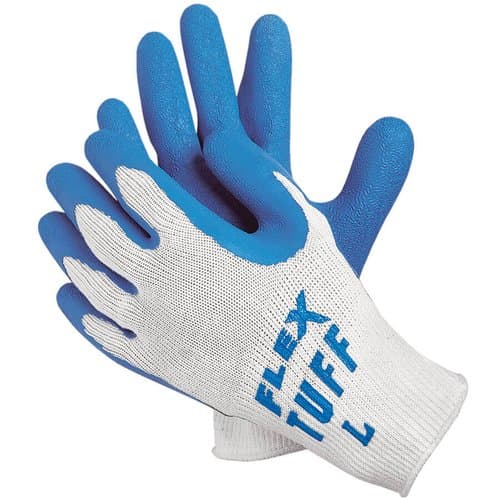 Large 10 Gauge Premium Latex Coated String Gloves