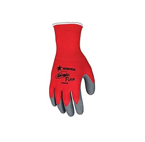 Large 15 gauge Ninja Flex Latex Coated Palm Gloves