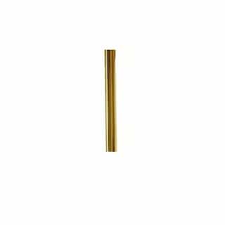 5-in Down Rod w/Replacement Coupling Cover, Brushed Brass