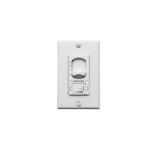 AC Wall Control for Atlas Wall Fans, 3-Speed, White