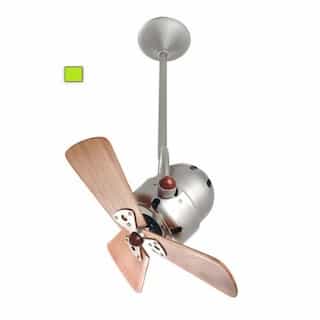 16-in 47W Bianca Direcional Ceiling Fan, AC, 3-Speed, 3-Wood Blades, Light Green