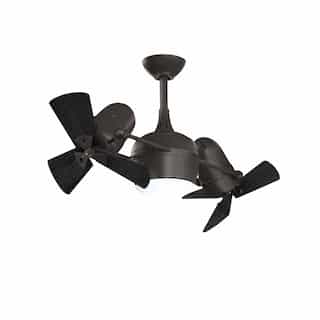41-in 87W Dagny LK Rotational Fan w/ LED Light Kit , AC, 3-Speed, 3-Black Blades, Bronze