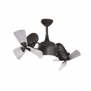 41-in 87W Dagny LK Rotational Fan w/LED Light , AC, 3-Speed, 3-Barn Wood Blades, Bronze