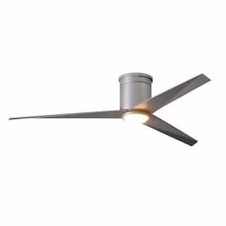Matthews Fan 56-in 35W Eliza-HLK Ceiling Fan w/Light, DC, 6-Speed, 3-Nickel Blade, Brushed Nickel