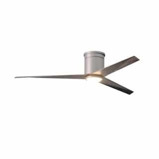 56-in 35W Eliza-HLK Ceiling Fan w/Light, DC, 6-Speed, 3-Old Oak Blade, Brushed Nickel