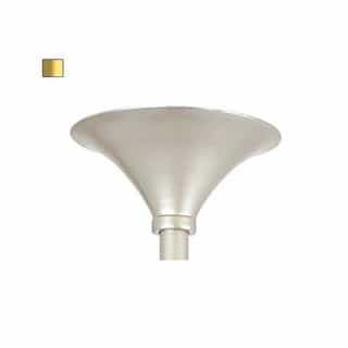 Flat Ceiling Mount, Brushed Brass