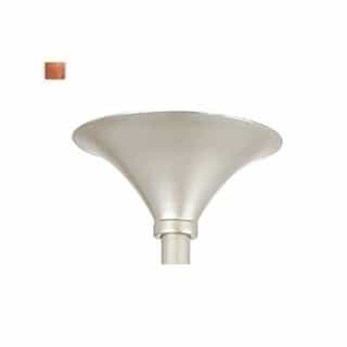 Flat Ceiling Mount, Brushed Copper