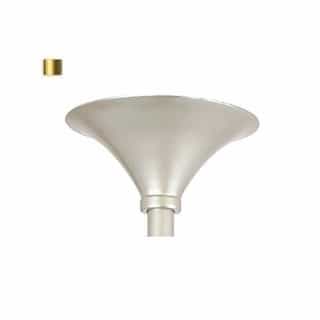 Flat Ceiling Mount, Polished Brass