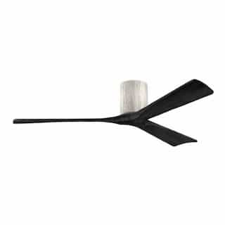 60-in 32W Irene Ceiling Fan, DC, 6-Speed, 3-Black Blades, Barn Wood