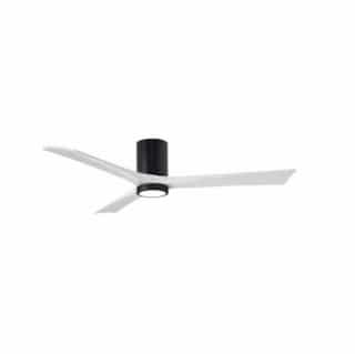 Matthews Fan 60-in 30W Irene LK Ceiling Fan w/ LED Light Kit, DC, 6-Speed, 3-White Blades, Black