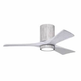 42-in 17W Irene-3H Ceiling Fan w/ Light Kit, White Blades, Barn Wood